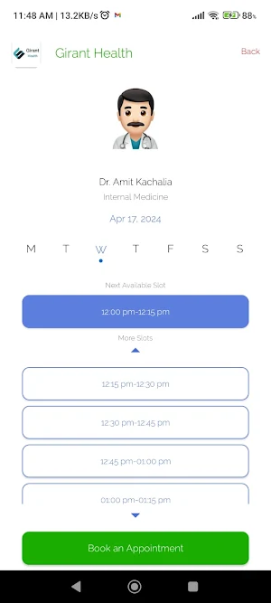Girant Health Screenshot 2