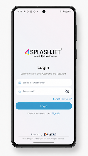 SplashjetSFA Screenshot 0