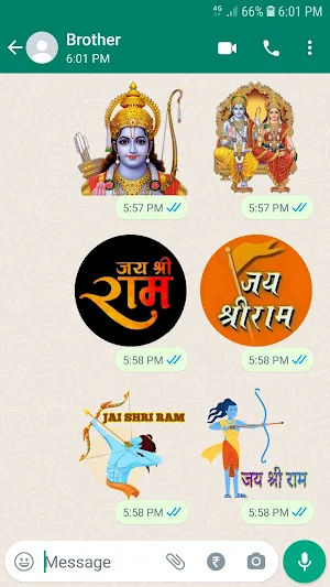 WASticker - Hindu Stickers Screenshot 2