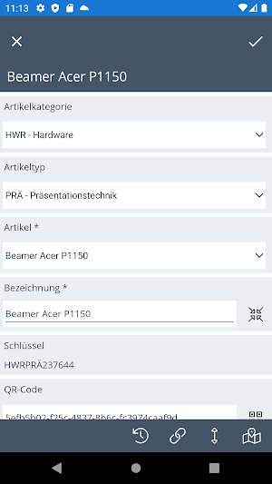VitriApp-Inventar Screenshot 2