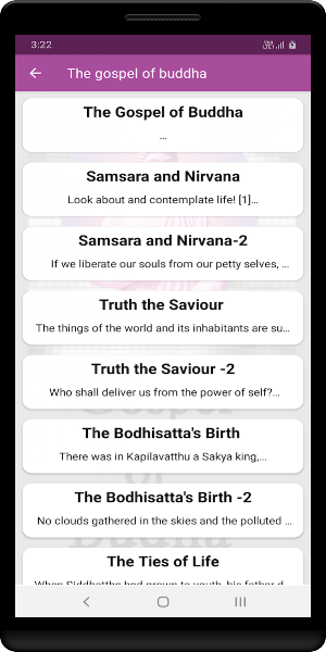 The gospel of buddha Screenshot 0