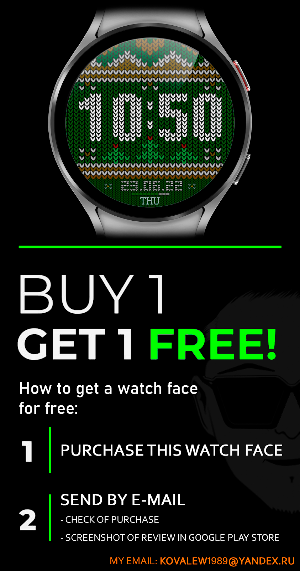 WFP 230 Sweater Watch Face Screenshot 1