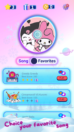 Kuromi Piano Game Screenshot 0