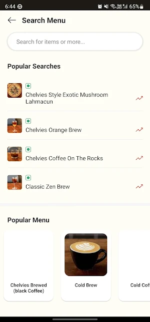 Chelvies Coffee Screenshot 2