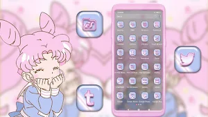 Kawaii Cute Girl Theme Screenshot 1