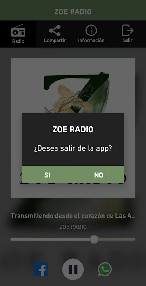 ZOE RADIO Screenshot 2