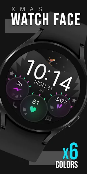 Christmas Animated Watch Face Screenshot 0