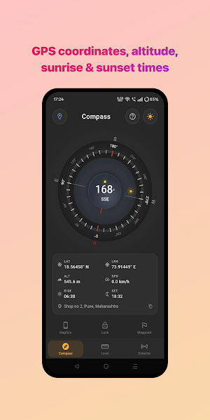 Compass Pro - Level & Detector Screenshot 1