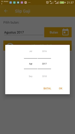 E-Slip Gaji Universitas Wijaya Screenshot 3