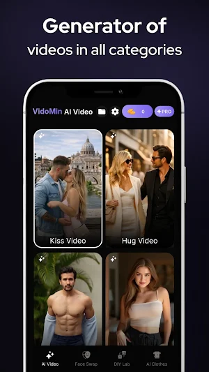 VidoMin : AI Video Photo Maker Screenshot 3