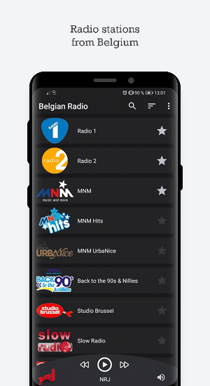 Belgian radio stations - radio Belgium Screenshot 0