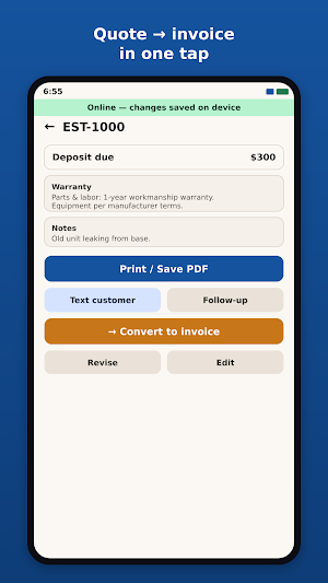 PipeQuote: Plumbing Estimates Screenshot 3