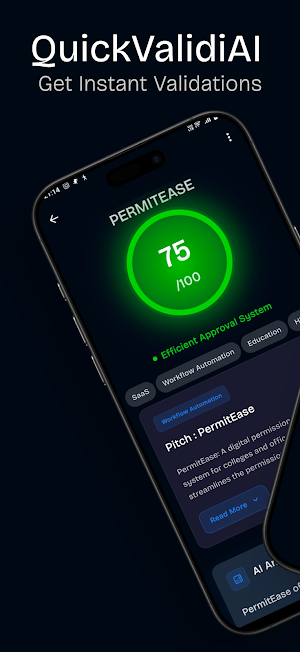 QuickValidAI: Idea Validator Screenshot 0