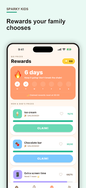 Sparky Kids: Reward Chart Screenshot 2