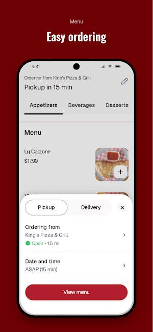 King's Pizza & Grill Screenshot 2