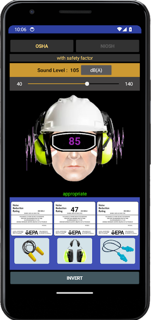 Hearing Protection Calculator Screenshot 3