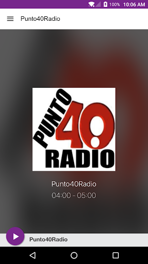 Punto40Radio Screenshot 1