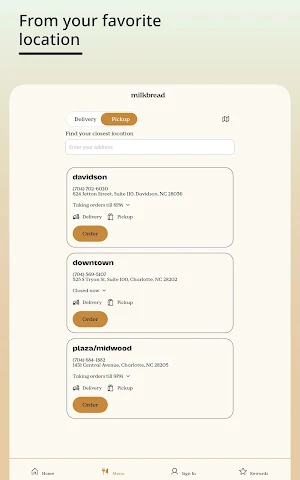 milkbread - Order Online Screenshot 2