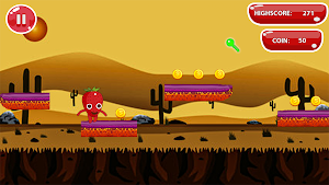 Flappy Fruits: Dodge Adventure Screenshot 2