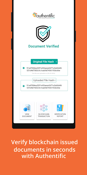 Authentific Blockchain Screenshot 2