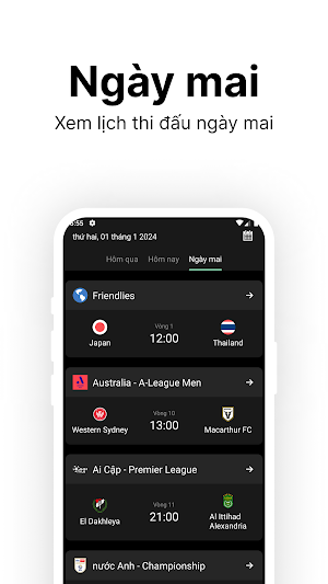 Bóng Đá Hôm Nay Screenshot 2