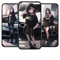 Anime Girl X JDM Wallpaper