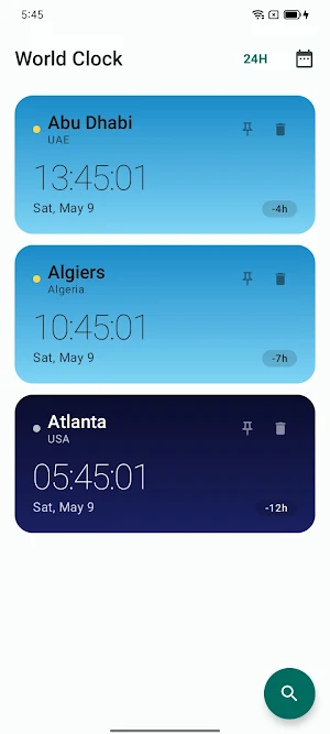 Horizon Clock Link Screenshot 3