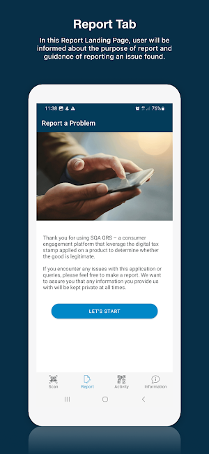GRS-SICPA Connect Screenshot 2