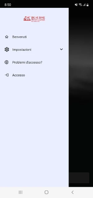BG Suisse Private Bank Screenshot 1