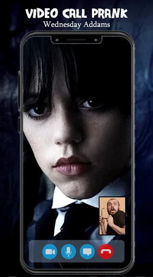 Wednesday Addams Fake Call Screenshot 2
