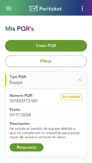 Periticket Screenshot 1