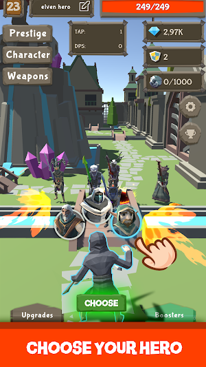 Wizard's Fire: Tap RPG Quest Screenshot 0