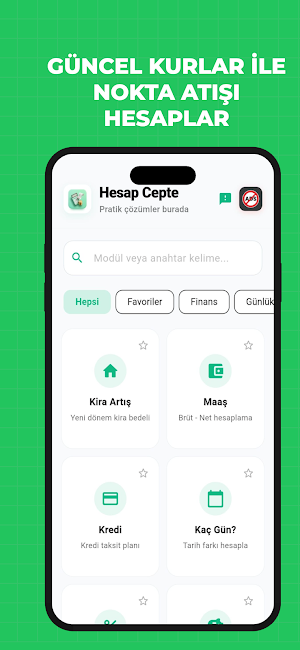 Hesap Cepte Screenshot 1