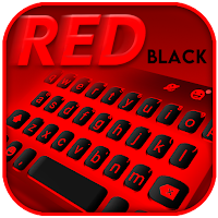 Black Red Keyboard Background