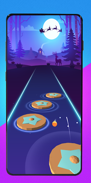 Cartoon cat - Hop round tiles edm rush Screenshot 1