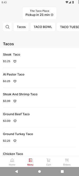 The Taco Place Screenshot 1