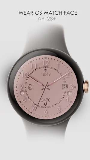 Rose gold elegant watch face Screenshot 0