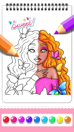 Black Girls Coloring Book Screenshot 3