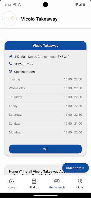 Vicolo Takeaway Screenshot 2