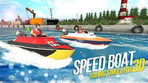 Speed Boat Racing Simulator 3D Screenshot 3