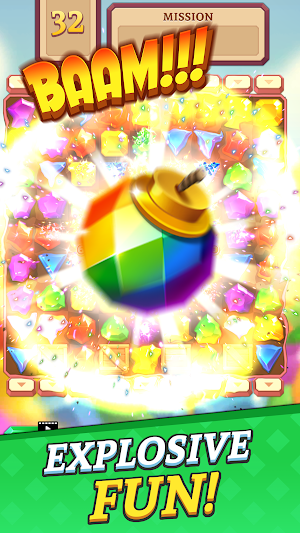 Jewels and Gems Blast: Fun Match 3 Puzzle Game Screenshot 3