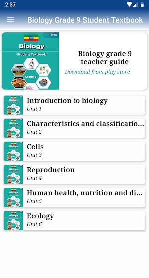 Biology Grade 9 Student Textbo Screenshot 2