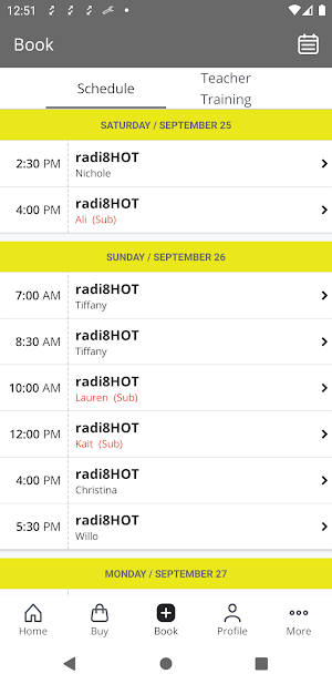 Radi8 Hot Yoga Screenshot 1