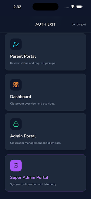 Auth Exit Screenshot 1
