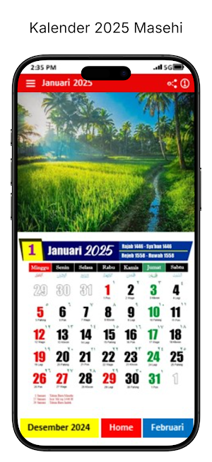 Kalender Indonesia Lengkap Screenshot 2