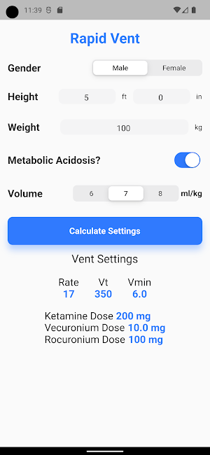 Rapid Vent Calculator Screenshot 2