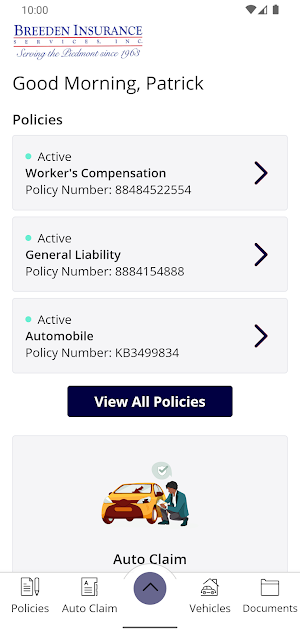 Breeden Insurance Services Screenshot 1