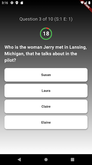 Seinfeld Trivia Quiz Screenshot 3
