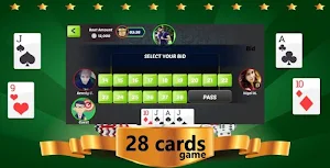 28 Cards Game Screenshot 0