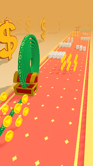 Rolly Paper - Toilet Paper Line | 3D Rolling Game Screenshot 3